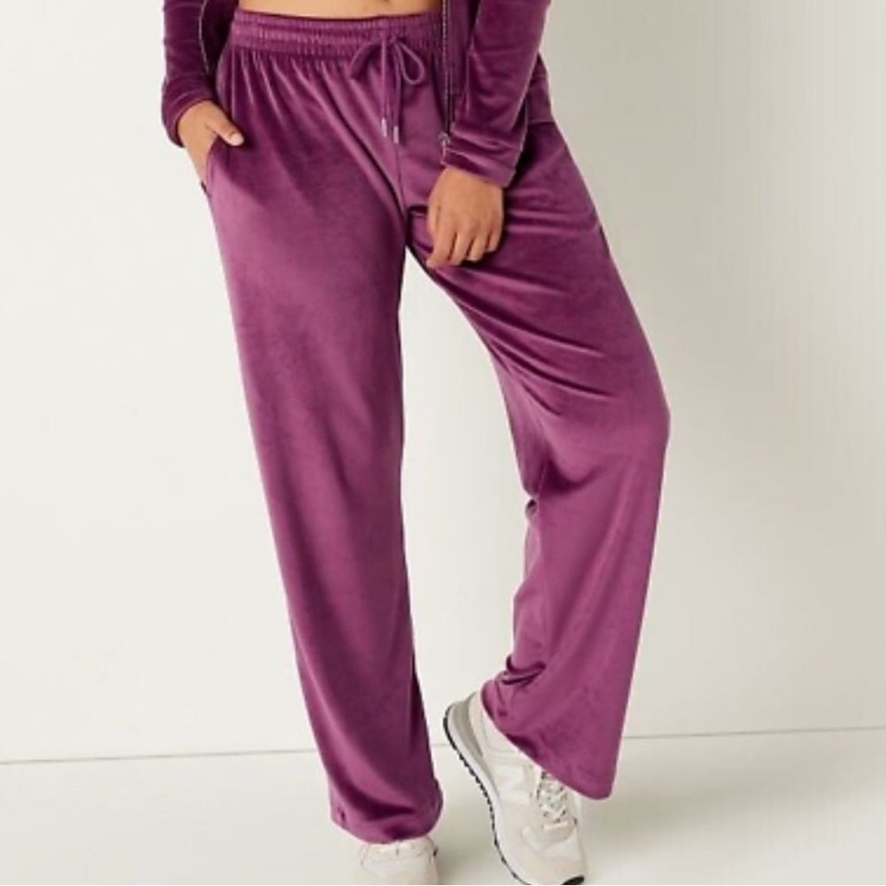 Victoria Secret PINK velour heritage pant